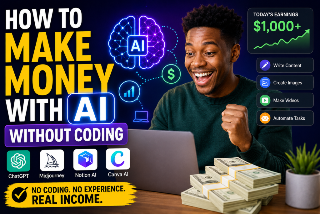 How to Make Money With AI Without Coding