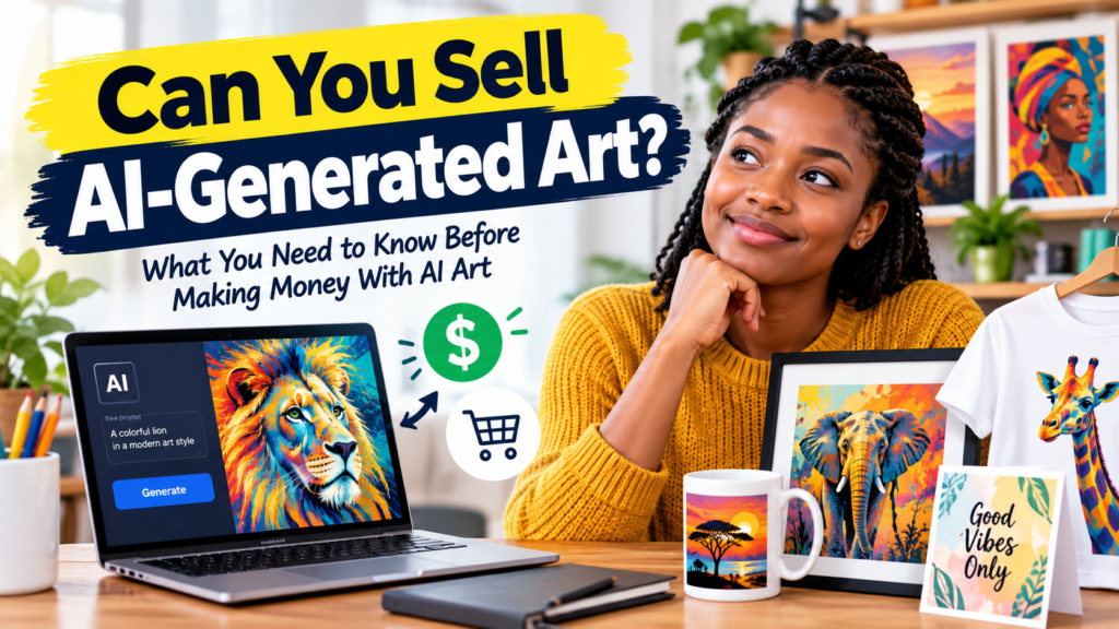 Can You Sell AI-Generated Art?